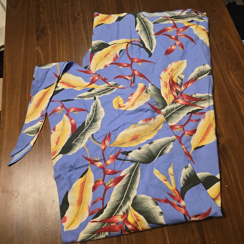 Vintage 80s/90s Hilo Hattie Pareau Wrap Dress Sarong NWT Made in Hawaii - Picture 2 of 8